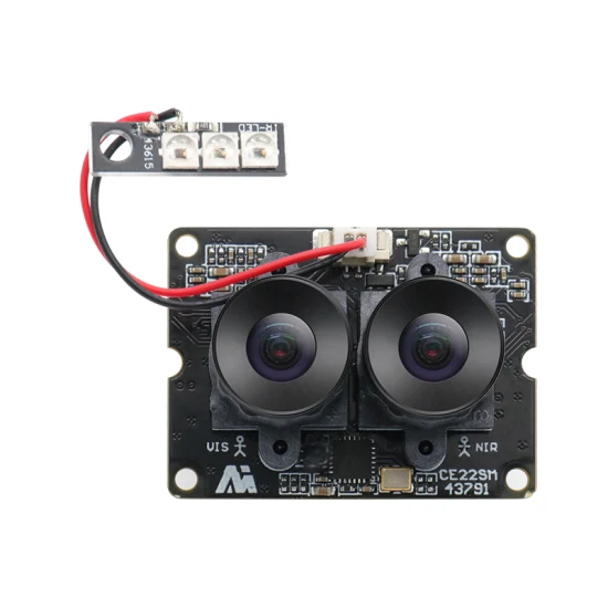 UVC Ov2710 Sensor CMOS 0.5lux Iluminación baja 1080P Módulo de cámara de doble lente USB para medición 3D